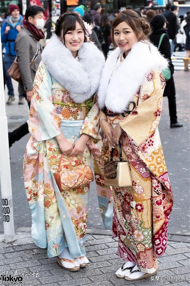 日本成人节上的和服美少女